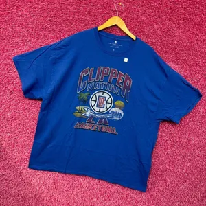 Clipper Nation LA Basketall West Coast NBA T-shirt Size 2XL thumbnail 2