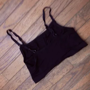 Lucy Black Sports Bra Size M thumbnail 2