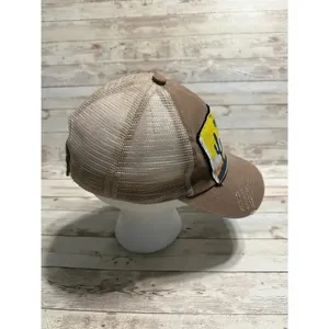Southern Summer Nights Trucker Hat Snap Back Adjustable Tan thumbnail 4