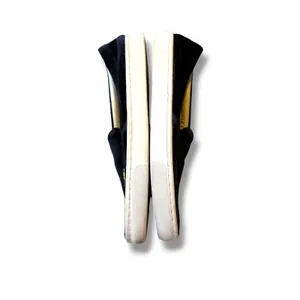 Soludos Velvet Smoking Slippers Women‎ 7.5 Black Beaded Gold Elephant Loafers thumbnail 3