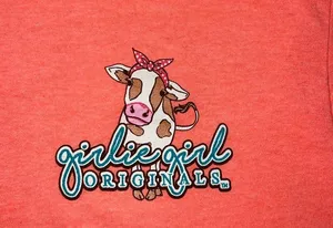 Girlie Girl Coral Long sleeve tshirt thumbnail 2