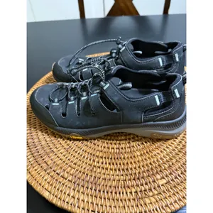 Dansko Women Black Vibram Sole Athletic Hiking Sandals‎ Size 38 Bungee Lace thumbnail 6