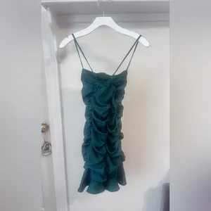 Final Price Nwt Hello Molly Mission Accomplished Dress Emerald thumbnail 4