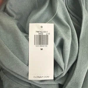 Old Navy Active Cloud94 Boat Neck Crop Top S Go-Dry Foggy Dew Thumbhole Athletic thumbnail 12
