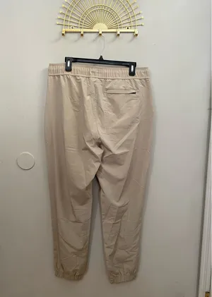 Jockey Beige Drawstring Jogger Pants Tan Size L thumbnail 2