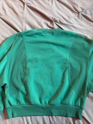 Vintage Havana Green/Teal Two-Piece Sweatshirt & Shorts Set Sweatset thumbnail 8