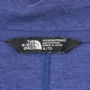 The North Face Hoodie Womens XL Full Zip Fleece Sweatshirt Outdoor Gorpcore Blue thumbnail 3