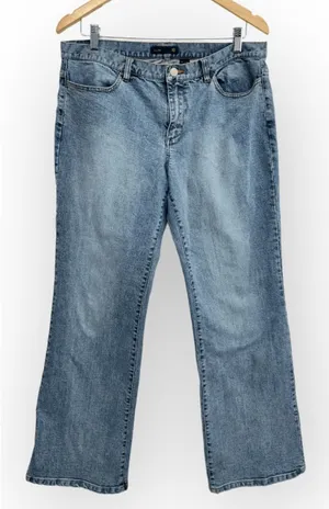 J Crew Jeans Size 10 Womens Blue Cotton Blend Straight Leg Mid Rise‎ thumbnail 1