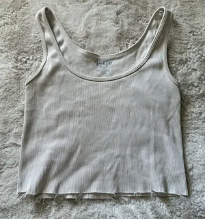 Brandy Melville John Galt ribbed Sheena tank top thumbnail 1