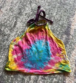 Tie Dye Halter Top Size M thumbnail 1