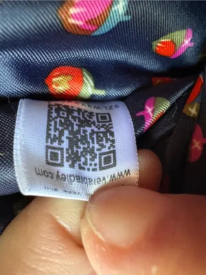 Vera Bradley Lighten Up Grand Backpack Mineral Blue Orange Laptop Travel thumbnail 13