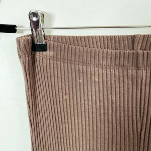 Aerie Kick-It Ribbed‎ High Waisted Super Flare Pants Size Small Pull On Lounge thumbnail 4