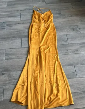 Lovers and friends golden maxi dress thumbnail 5