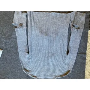 Trendy Gray 2-Piece Knit Set - Oversized Sweater‎ & Mini shorts - XS thumbnail 6