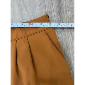 Mustard Seed Wide Leg Pants Rust Orange High Waisted Minimalist Chic Small thumbnail 8
