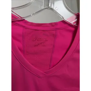 Asics Performance V-Neck Running Tank Womens Size L Pink Mesh Back Activewear thumbnail 2