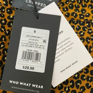Who What Wear Baby cheetah print pants thumbnail 3