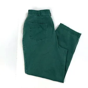 Vintage Dark Green High Waisted Tapered Leg Jean Trouser thumbnail 2