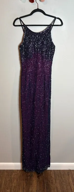 Y2K Sean Collection silk beaded formal dress thumbnail 1