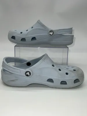 Crocs Classic Unisex White Slip On Water Friendly Sandals/Clogs Shoes-Size M6/W8 thumbnail 2