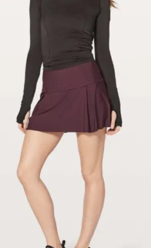 Lululemon Lost In Pace Skirt (Tall) 15" Dark Adobe' (Plum) thumbnail 1