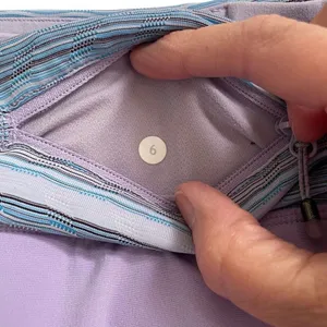 Lululemon Pace Rival Skirt Lilac Wave‎ Twist Size 6 Tall 4-Way Stretch Skort thumbnail 8