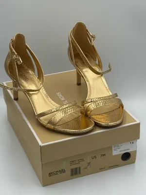 Michael Kors Heels Gold 7 thumbnail 1