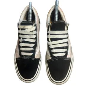 VANS Old Skool‎ Black/Pink Checkerboard Platform Canvas Suede Sneakers M4.5/W6 thumbnail 3