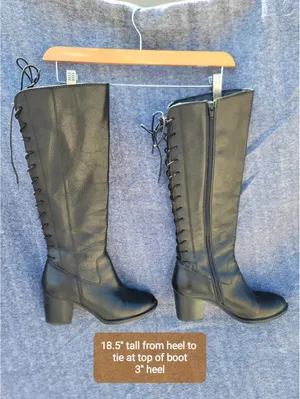 Söfft Wheaton Lace-Up Boot Leather Cottage Whimsigoth Sz 8 thumbnail 3