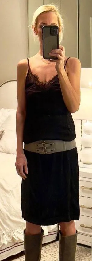 Evil Twin, Black Silk dress, XS thumbnail 8