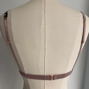 Victoria's Secret Luxe Satin Triangle Bra NWT thumbnail 4
