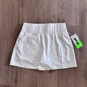 Prince Match Knit Active Skirt Skort White Tennis Golf Pickleball Small Wicking thumbnail 3