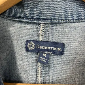 Democracy Denim Jean Jacket‎ Medium 100% Cotton Blue Cropped Classic thumbnail 5