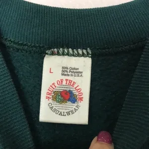 fruit of the loom Santa Clause Father Christmas Fleece Pullover sweater large‎ thumbnail 6