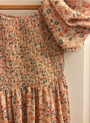 Floral Orange Dress thumbnail 2