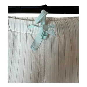 J Crew‎ Pajama Pants Women Small White Striped Cotton Lounge Sleepwear Preppy thumbnail 5