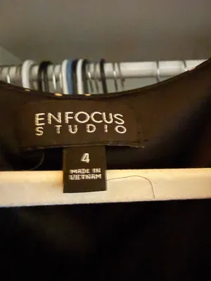 Enfocus Studio Black polka dot dress thumbnail 3