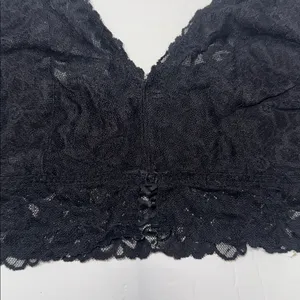 Victoria's Secret Black Lace Bralette XL unlined thumbnail 2