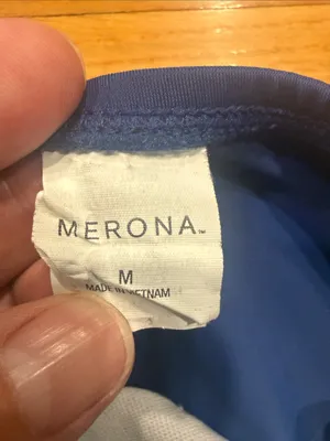 Merona blue swimsuit skirt size medium. thumbnail 4