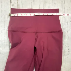 Lululemon Align Leggings Size 4 Garnet Burgundy thumbnail 4
