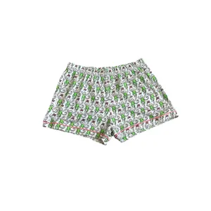 New Roller Rabbit Blue Green Lovely Monkey 12 Days Polo PJ Pajama Short S thumbnail 7