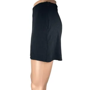 Princess Polly Women's Black High Waisted Pull On Stretch Pencil Mini Skirt 4 thumbnail 2