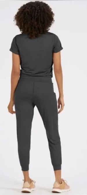 Vuori All Day Romper Jumpsuit Gray Charcoal Heather Size M thumbnail 1