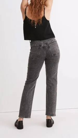 Madewell The Perfect Vintage Straight Jean in Meaford Wash Size 27 thumbnail 3