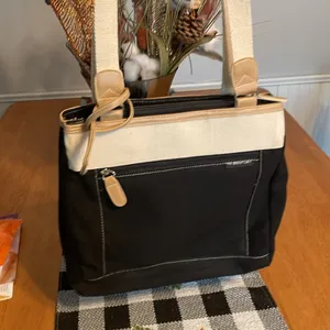TR Bentley 3 compartment shoulder purse 100 percent cotton thumbnail 9