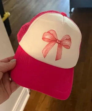 Boutique, pink ribbon, hat, adjustable‎ women’s thumbnail 1
