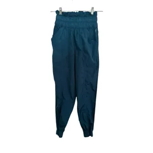 Free People Movement Coastline Teal Blue The Way Home Jogger Pants Size Small thumbnail 2