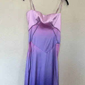 HOUSE OF CB 'Anabella' S A-C Ombre Print Lace‎ Up Maxi Dress NWOT thumbnail 5
