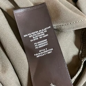 Aritzia Wilfred Smooth Matter Remedy Olive Green Halter Slit Maxi Dress Size XS thumbnail 7