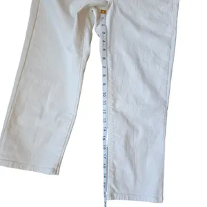 Levis 311 Shaping Skinny Capri Jeans White Stretch Cropped Denim‎ Pants Size 30 thumbnail 8